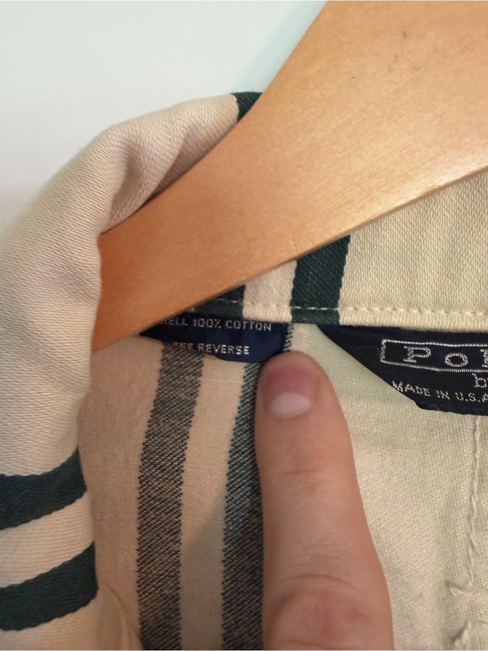 True vintage Polo Ralph Lauren, tennis blazer extra large 100% cotton made in US - Picture 4 of 10